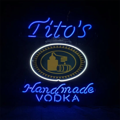 Blue Tito's Handmade Vodka Neon Signs Light - MEX377B-  DRIVEN - 2