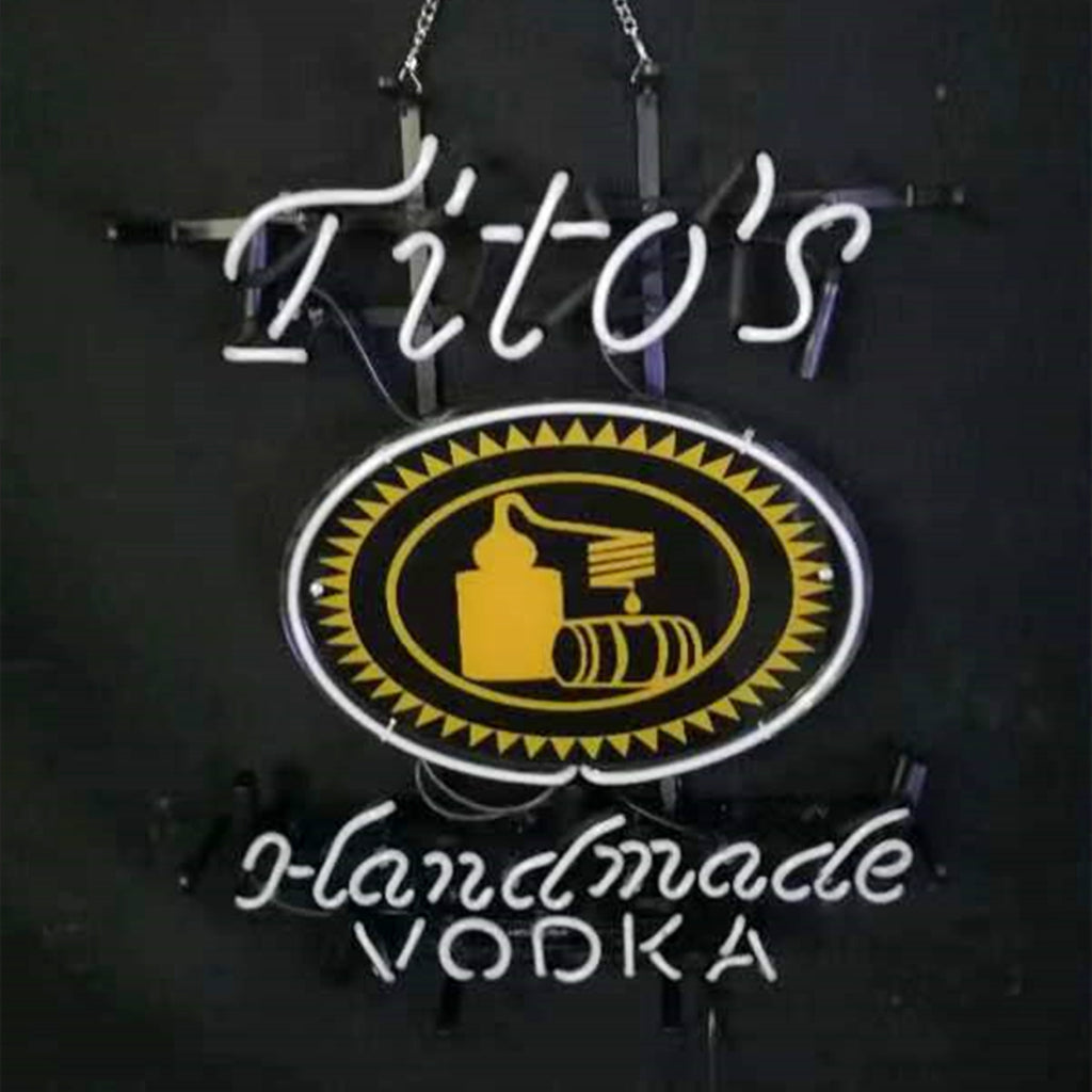 White Tito's Handmade Vodka Neon Signs Light - MEX377-  DRIVEN - 3