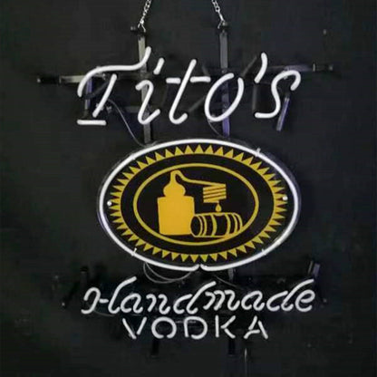 White Tito's Handmade Vodka Neon Signs Light - MEX377-  DRIVEN - 3
