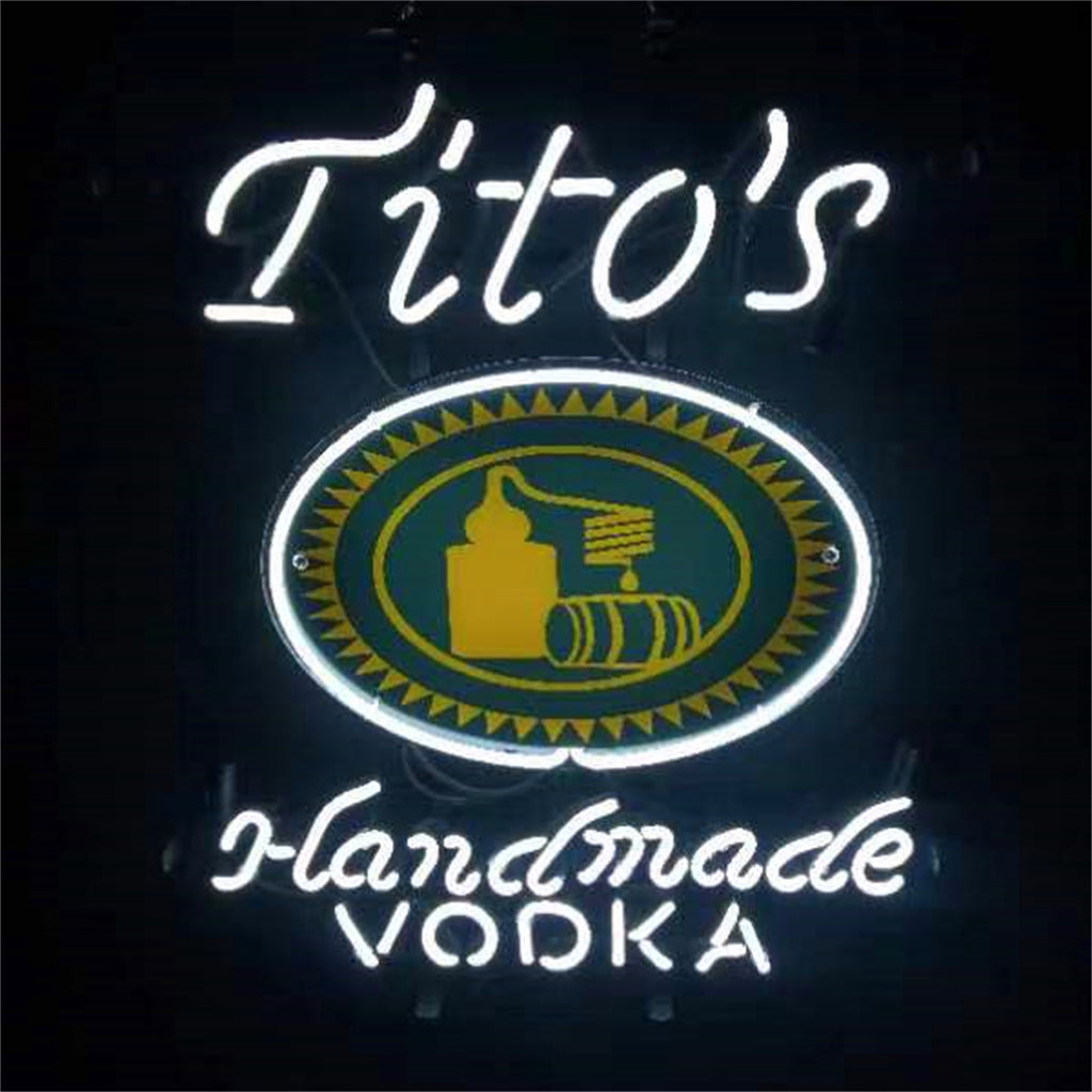 White Tito's Handmade Vodka Neon Signs Light - MEX377-  DRIVEN - 2