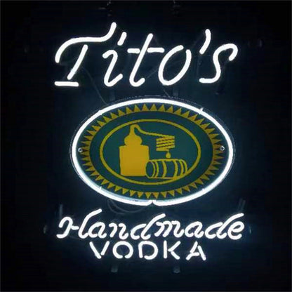 White Tito's Handmade Vodka Neon Signs Light - MEX377-  DRIVEN - 2