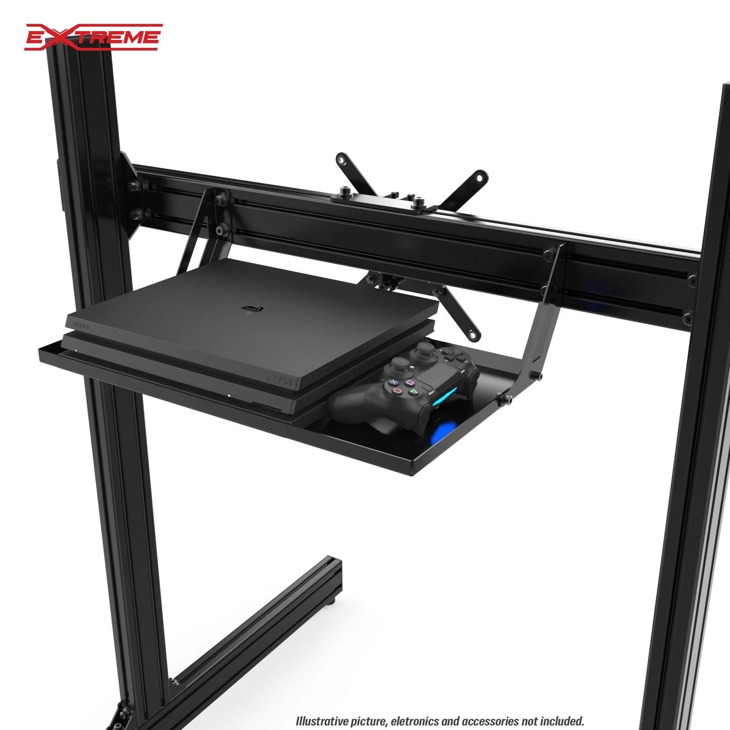 UNIVERSAL PC/DESKTOP REAR TRAY FOR TV STANDS IN ALUMINUM PROFILE - 2010303090000-  DRIVEN - 4