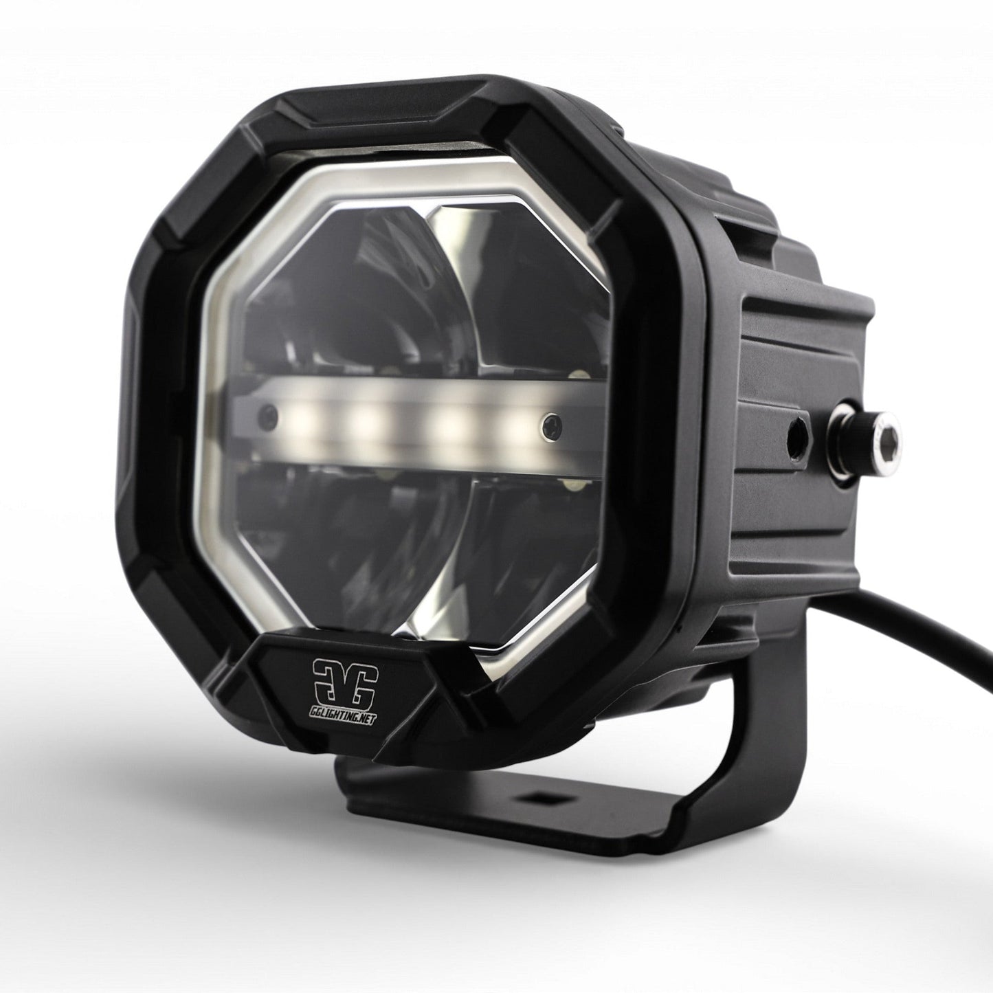 U-Con Interlocking Off Road LED Pod With Amber or White DRL Running Light - Item #609-sku-46523997487262-sku-46523997520030-sku-46523997552798-  DRIVEN - 6