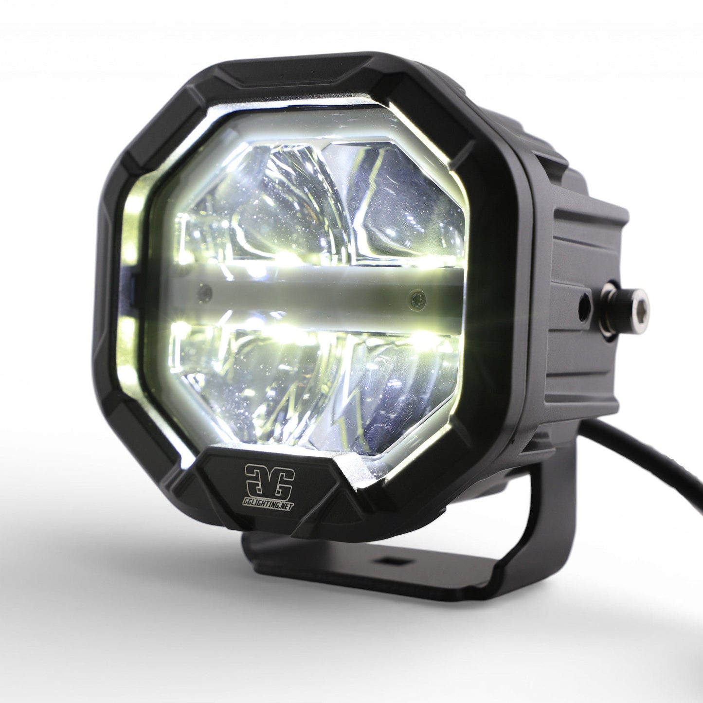 U-Con Interlocking Off Road LED Pod With Amber or White DRL Running Light - Item #609-sku-46523997487262-sku-46523997520030-sku-46523997552798-  DRIVEN - 7