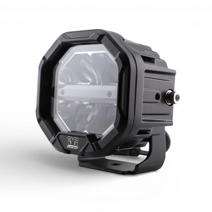 U-Con Interlocking Off Road LED Pod With Amber or White DRL Running Light - Item #609-sku-46523997487262-sku-46523997520030-sku-46523997552798-  DRIVEN - 1
