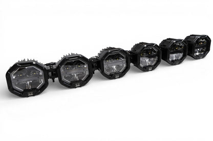 6 Light U-Con Interlocking Off Road LED Pod With Amber or White DRL Running Light - sku-46526082908318-sku-46526082941086-sku-46526082973854-sku-46526083006622-sku-46526083039390-  DRIVEN - 1