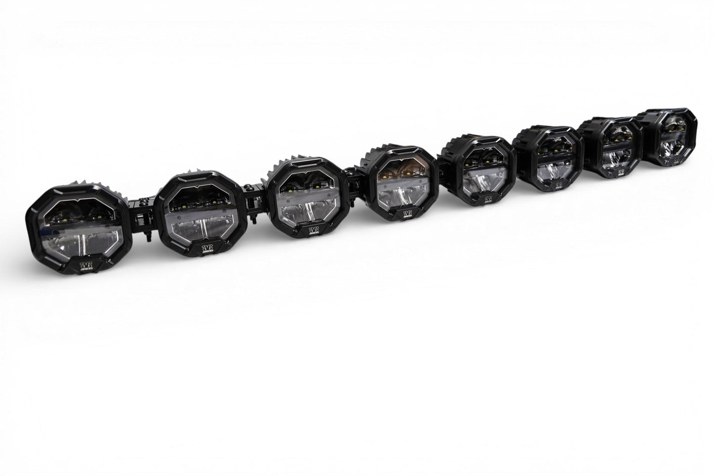 8 Light U-Con Interlocking Off Road LED Pod With Amber or White DRL Running Light - sku-46526099783838-sku-46526099816606-sku-46526099849374-sku-46526099882142-sku-46526099914910-  DRIVEN - 1