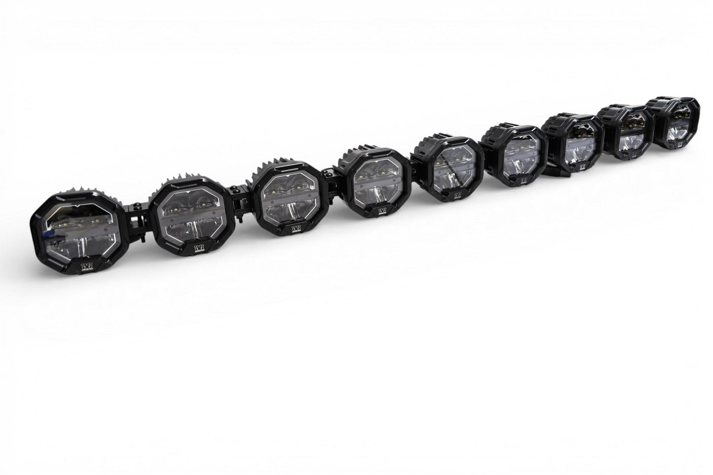 9 Light U-Con Interlocking Off Road LED Pod With Amber or White DRL Running Light - sku-46526100799646-sku-46526100832414-sku-46526100865182-sku-46526100897950-sku-46526100930718-  DRIVEN - 1