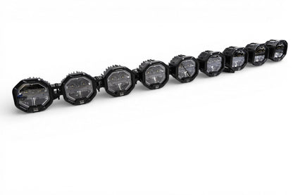 9 Light U-Con Interlocking Off Road LED Pod With Amber or White DRL Running Light - sku-46526100799646-sku-46526100832414-sku-46526100865182-sku-46526100897950-sku-46526100930718-  DRIVEN - 1