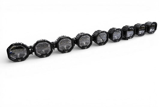 9 Light U-Con Interlocking Off Road LED Pod With Amber or White DRL Running Light - sku-46526100799646-sku-46526100832414-sku-46526100865182-sku-46526100897950-sku-46526100930718-  DRIVEN - 1