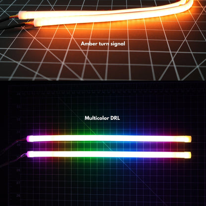 Universal Flexible DRL Tube Diffused Strips | Multicolor - G4 | P2  - BX2-G5  | P2  - BX2-G6 | P2  - BX2-G9  | P2 - BX2-G10 | P2  - BX2-  DRIVEN - 11