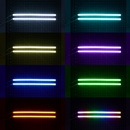 Universal Flexible DRL Tube Diffused Strips | Multicolor - G4 | P2  - BX2-G5  | P2  - BX2-G6 | P2  - BX2-G9  | P2 - BX2-G10 | P2  - BX2-  DRIVEN - 3