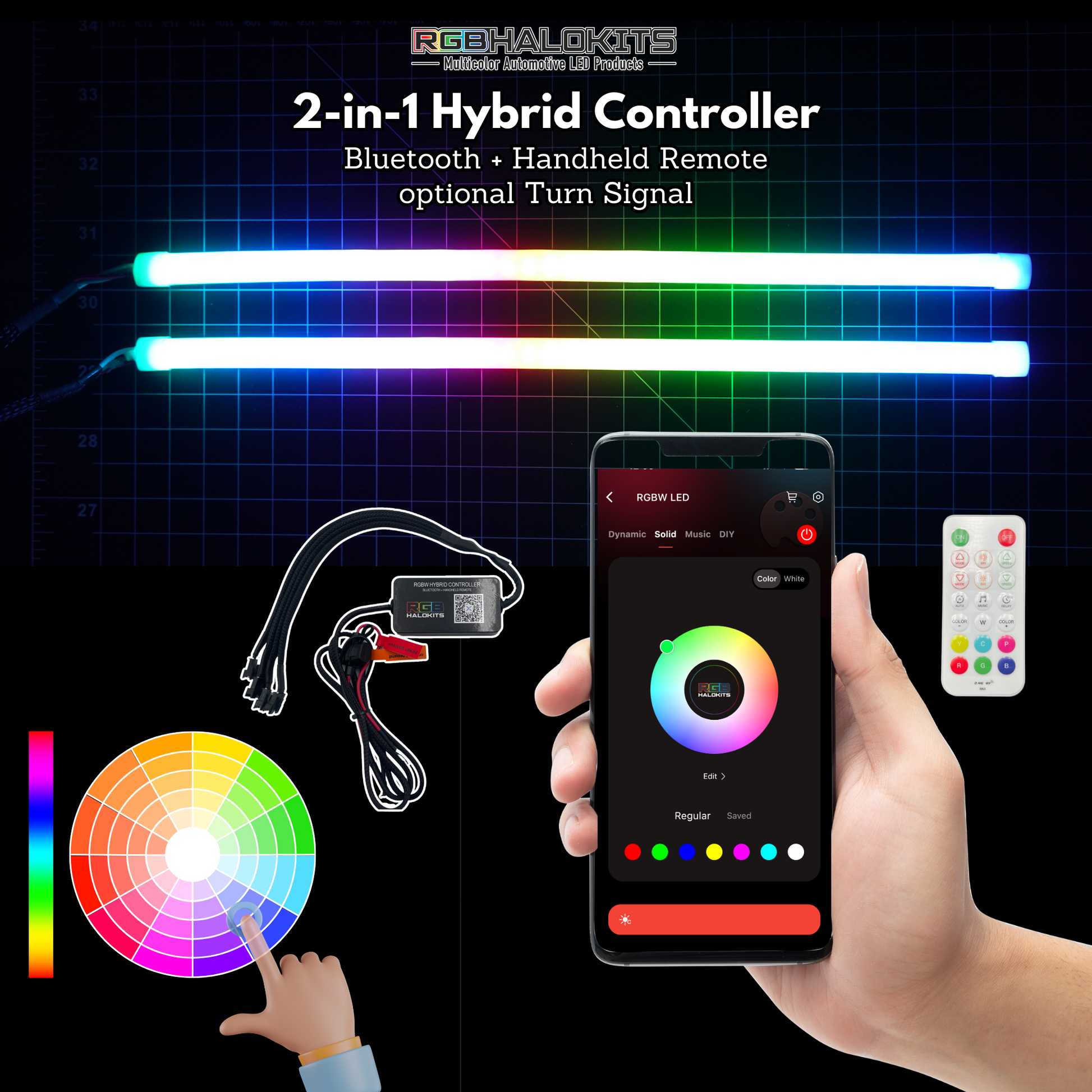 Universal Flexible DRL Tube Diffused Strips | Multicolor - G4 | P2  - BX2-G5  | P2  - BX2-G6 | P2  - BX2-G9  | P2 - BX2-G10 | P2  - BX2-  DRIVEN - 4