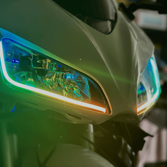 Universal Side Emitting Flexible DRL Diffused Strips | Multicolor - G1  | P2 - BX2-  DRIVEN - 2