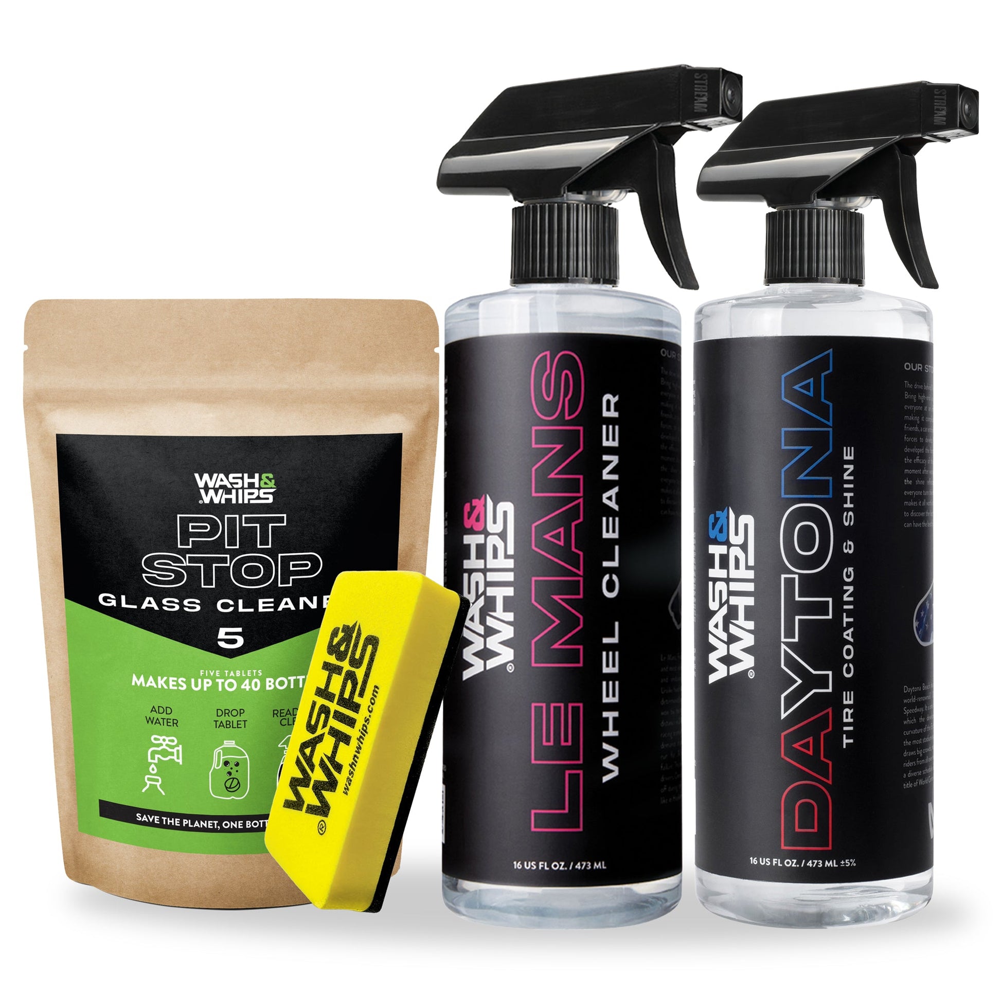 WASH&WHIPS | Wheel & Tire Wash & Shine Kit - $48 Value - MFH085-F-  DRIVEN - 1