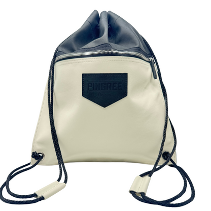 Detroit Drawstring Backpack in Leather ( Made to Order) - DRW009B-DRW009B-sku-40872560459841-sku-40872560427073-DRW009B-  DRIVEN - 3