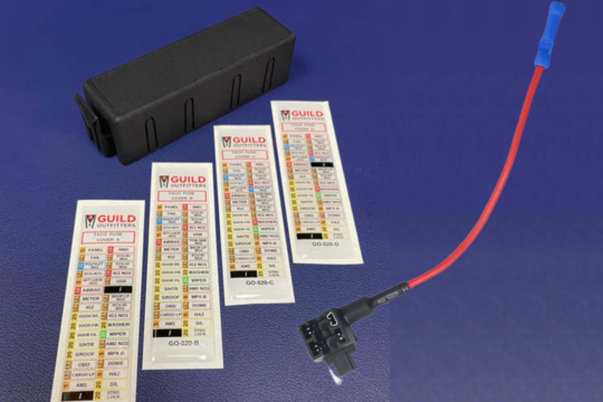12V ADD A FUSE KIT FUSE - LO PROFILE MINI BLADE FUSE - GO-330-GO-331-GO-332-  DRIVEN - 1