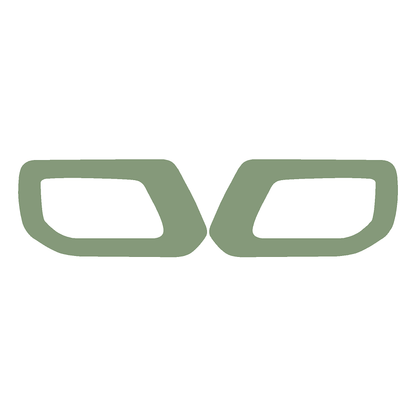 Solid Color Interior Door Handle Overlays (Printed Series) - 2021+ Bronco - 21BRNINTHANDLE-MB-21BRNINTHANDLE-GB-21BRNINTHANDLE-WHM-21BRNINTHANDLE-WHG-21BRNINTHANDLE-AMBM-  DRIVEN - 27