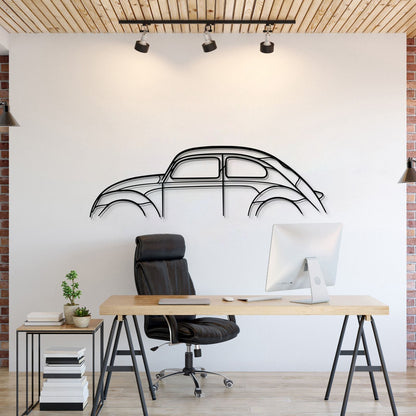 Beetle Metal Car Wall Art - MT0889 - MT0889B49L-MT0889B69L-MT0889B80L-MT0889B99L-MT0889B120L-  DRIVEN - 1