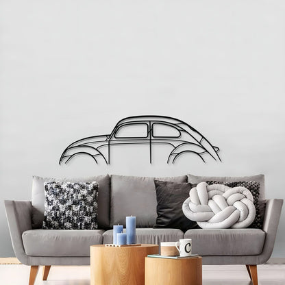 Beetle Metal Car Wall Art - MT0889 - MT0889B49L-MT0889B69L-MT0889B80L-MT0889B99L-MT0889B120L-  DRIVEN - 3