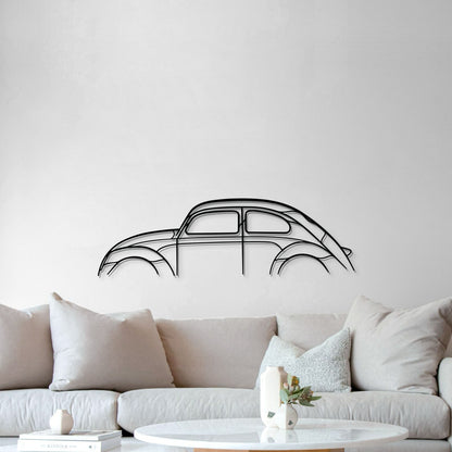 Beetle Metal Car Wall Art - MT0889 - MT0889B49L-MT0889B69L-MT0889B80L-MT0889B99L-MT0889B120L-  DRIVEN - 5