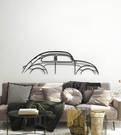 Beetle Metal Car Wall Art - MT0889 - MT0889B49L-MT0889B69L-MT0889B80L-MT0889B99L-MT0889B120L-  DRIVEN - 6
