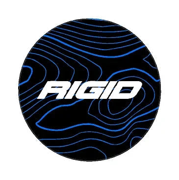 Rigid 360 Series 4" Light Cover Topo Overlays - Universal - RIGID3604-CG-RIGID3604-CODE-RIGID3604-COOL-RIGID3604-RACE-RIGID3604-VB-  DRIVEN - 16