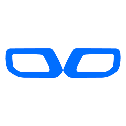 Solid Color Interior Door Handle Overlays (Printed Series) - 2021+ Bronco - 21BRNINTHANDLE-MB-21BRNINTHANDLE-GB-21BRNINTHANDLE-WHM-21BRNINTHANDLE-WHG-21BRNINTHANDLE-AMBM-  DRIVEN - 24