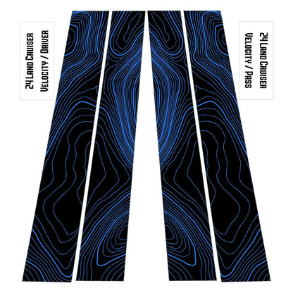 Topographic B Pillar Overlays - 2024+ Land Cruiser / GX 550 - 24LC250BPILLAR-WH-24LC250BPILLAR-ARG-24LC250BPILLAR-CBNG-24LC250BPILLAR-CG-24LC250BPILLAR-DS-  DRIVEN - 10