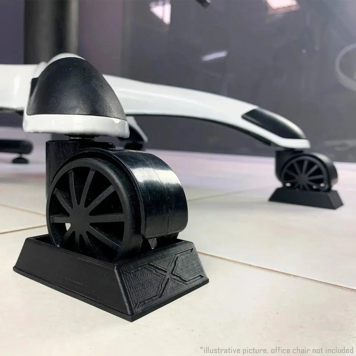 WHEEL LOCKS FOR GAMING CHAIR AND OFFICE CHAIR (PAIR) - 33-3269-  DRIVEN - 13