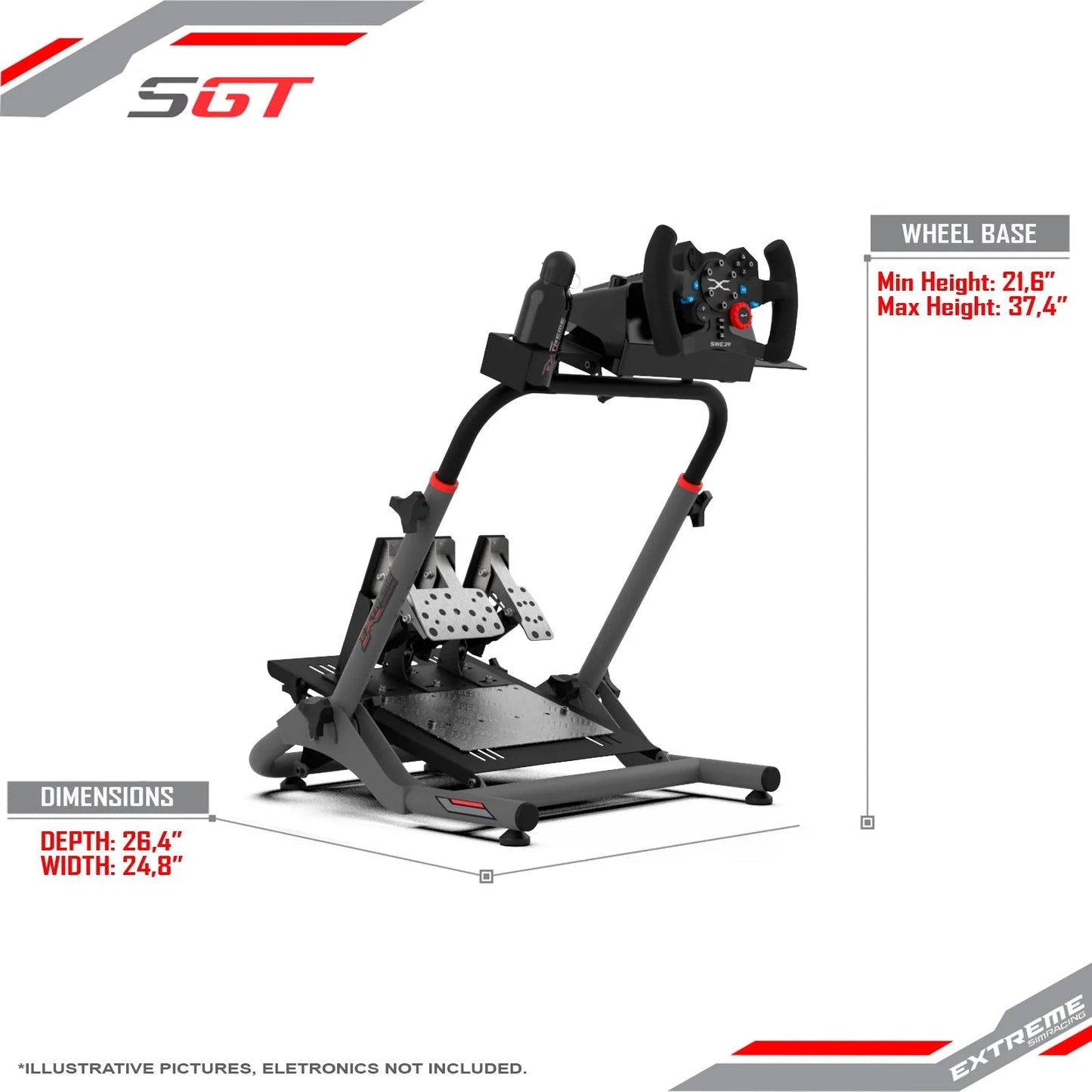 WHEEL STAND SGT (WHEEL LOCKS INCLUDED) - 699-3443-3441-3442-  DRIVEN - 27
