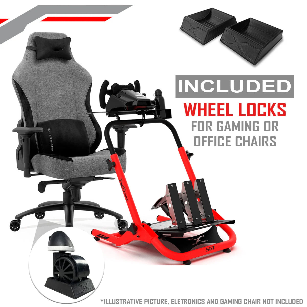 WHEEL STAND SGT (WHEEL LOCKS INCLUDED)