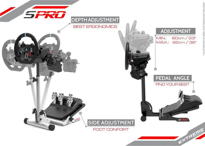 WHEEL STAND  WHITE EDITION SPRO - 7060-  DRIVEN - 9