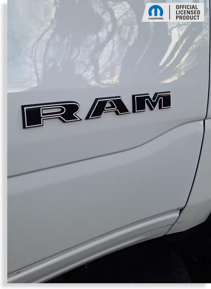 RAM Door Emblem Overlay Decals   - 2019-2024 Ram 2500, 3500 - sku-44824228462779-sku-44824228495547-sku-44824228528315-sku-44824228561083-sku-44824228593851-  DRIVEN - 11