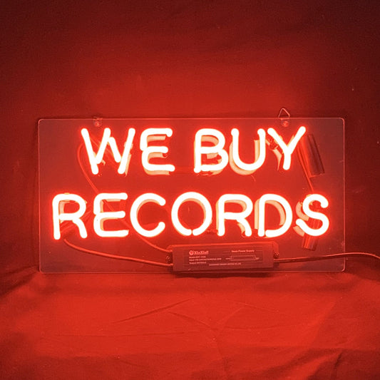 We Buy Records Neon Light Sign - TN258-  DRIVEN - 1