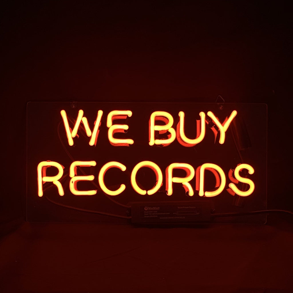 We Buy Records Neon Light Sign - TN258-  DRIVEN - 2