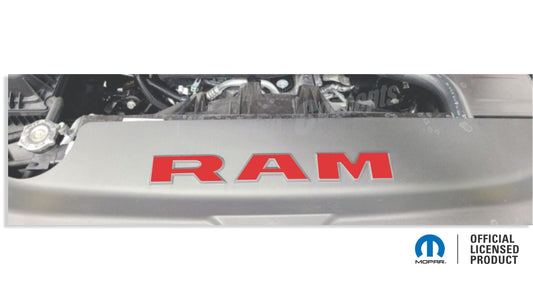 RAM Radiator Cover Lettering Overlay Decal - 2019-2026 Ram 1500 - Ram19:Radiator-01-Ram19:Radiator-03-Ram19:Radiator-02-Ram19:Radiator-04-Ram19:Radiator-05-  DRIVEN - 1