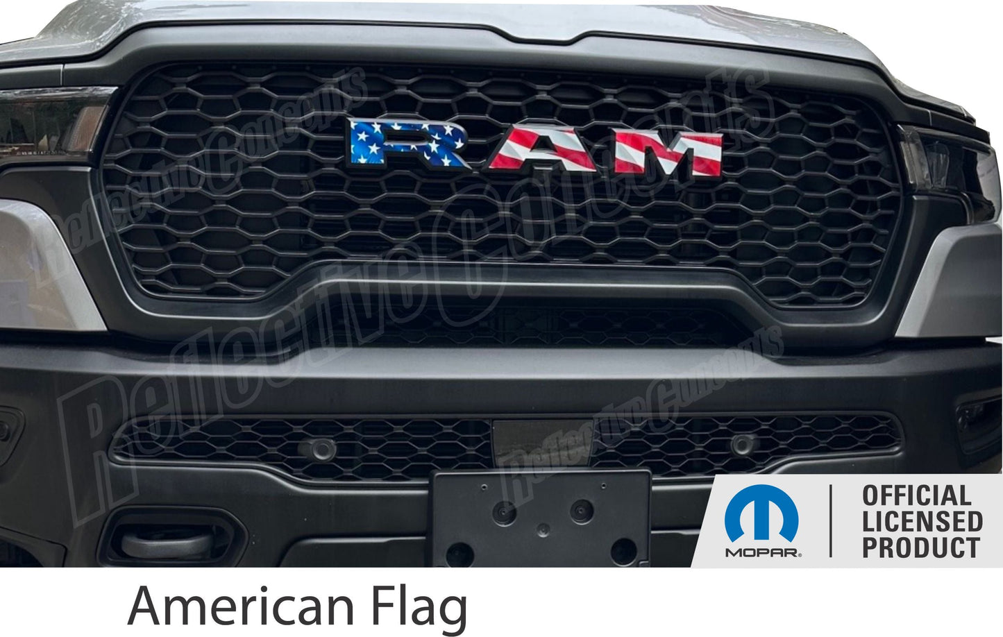 RAM Grille Emblem Overlay Decal   - 2025-2026 Ram 1500 - Ram25:Ram-F-1-Ram25:Ram-F-2-Ram25:Ram-F-3-Ram25:Ram-F-4-Ram25:Ram-F-5-  DRIVEN - 4