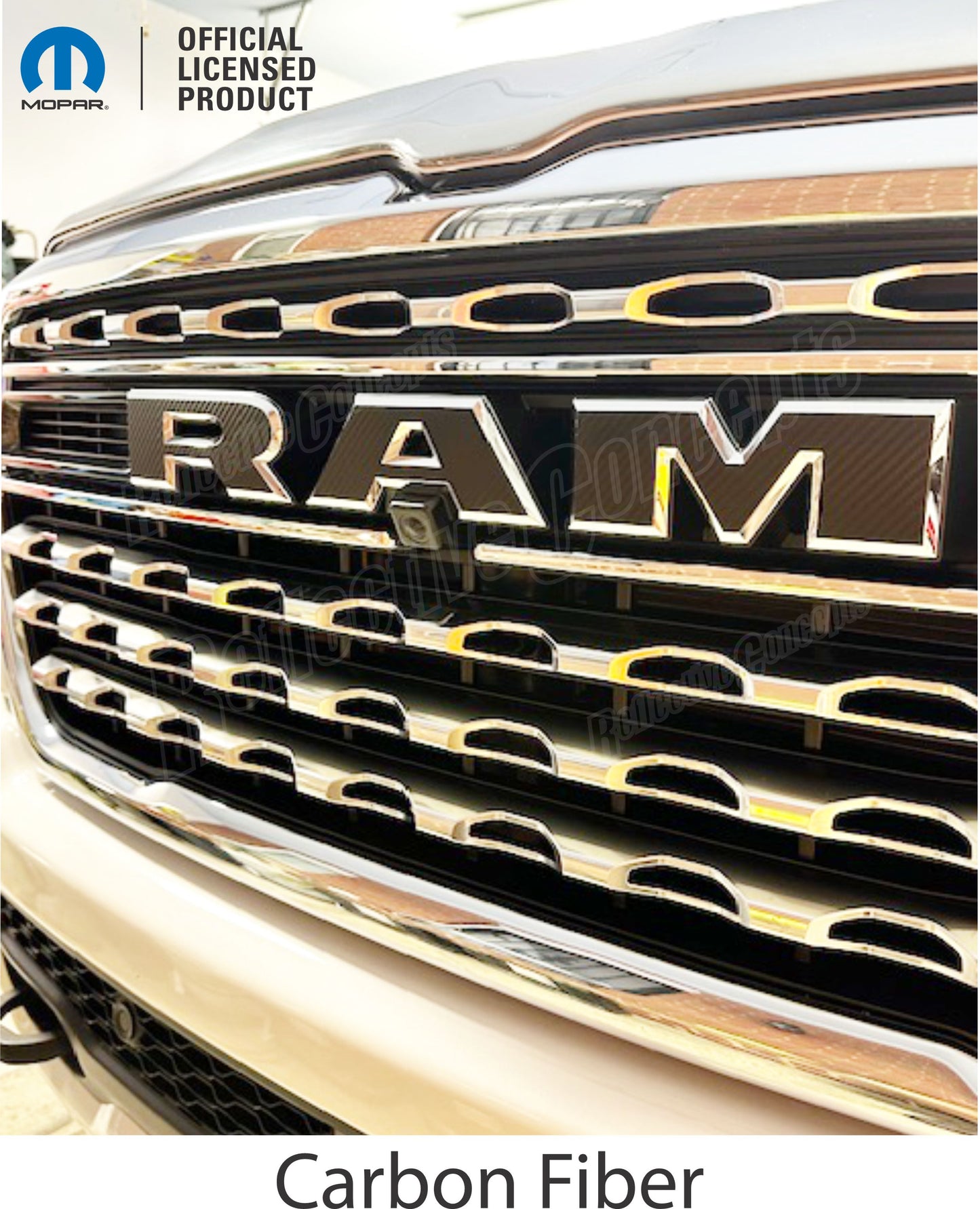 RAM Grille Emblem Overlay Decal   - 2025-2026 Ram 1500 - Ram25:Ram-F-1-Ram25:Ram-F-2-Ram25:Ram-F-3-Ram25:Ram-F-4-Ram25:Ram-F-5-  DRIVEN - 5