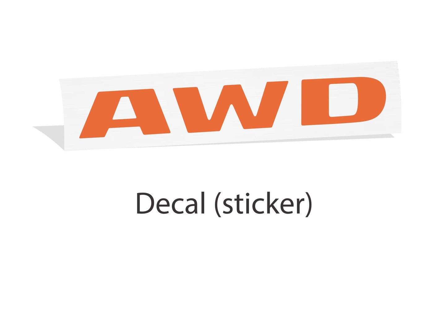 AWD Emblem Inlay Decal - 2006-2010 Dodge Charger - sku-44832219922619-sku-44832219955387-sku-44832219988155-sku-44832220020923-sku-44832220053691-  DRIVEN - 2