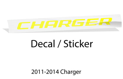 CHARGER Dash Plaque Emblem Lettering Overlay Decal   - 11-14 Charger - sku-44837460869307-sku-44837460902075-sku-44837460934843-sku-44837460967611-sku-44837461000379-  DRIVEN - 2