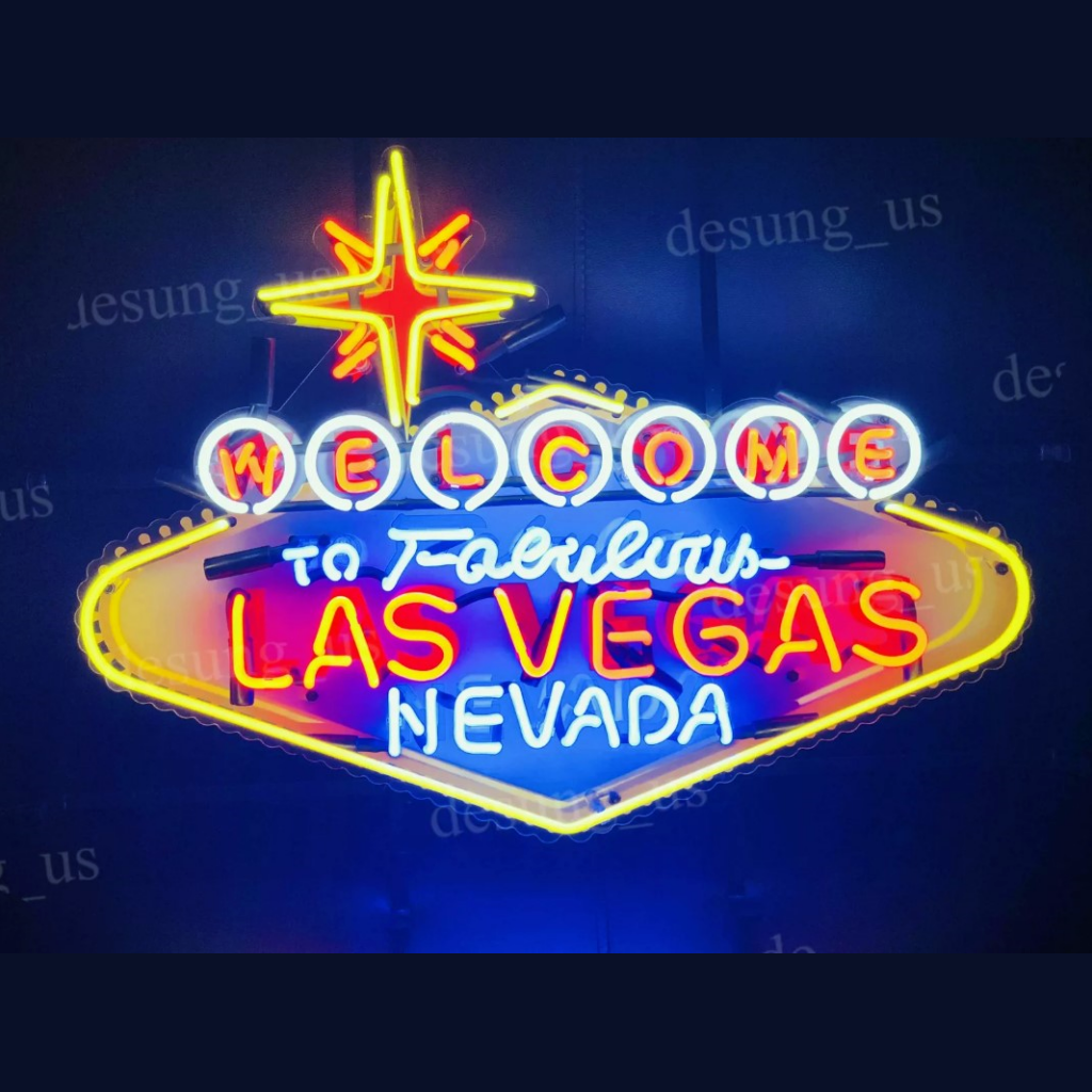 Welcome To Fabulous Las Vegas Nevada Neon Signs - MEX093B-  DRIVEN - 2