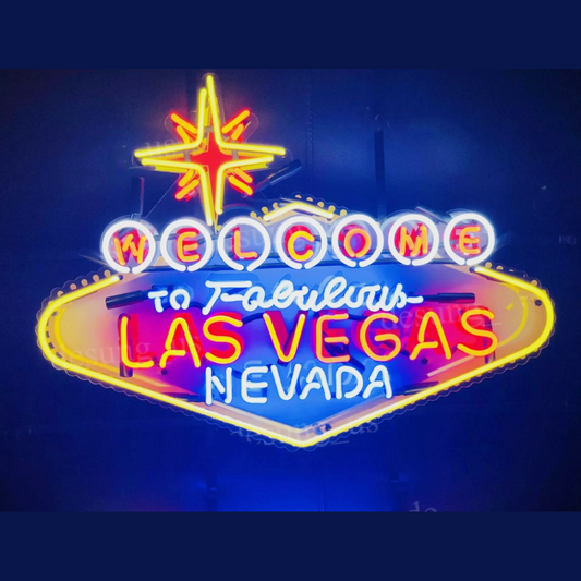 Welcome To Fabulous Las Vegas Nevada Neon Signs - MEX093B-  DRIVEN - 1