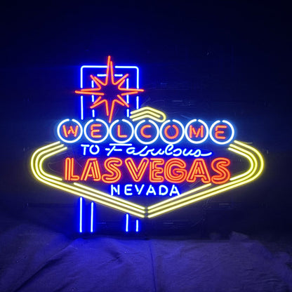 Classic Welcome to Las Vegas Nevada Neon Signs - MEX093-  DRIVEN - 1