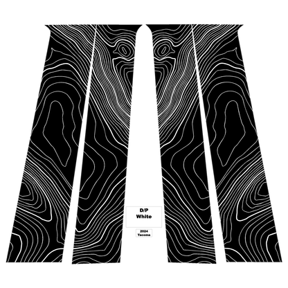 Topographic B Pillar Overlays - 2024+ Tacoma Double Cab / 2025+ 4Runner - 24TACOBPILLAR-ARG-24TACOBPILLAR-CBNG-24TACOBPILLAR-CG-24TACOBPILLAR-DS-24TACOBPILLAR-RR-  DRIVEN - 18