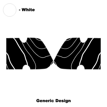 Interior Door Cup Protector Kit - 2021+ Bronco - 21BRNINTDRCUP-TPAMBL-21BRNINTDRCUP-TPA51L-21BRNINTDRCUP-TPAZL-21BRNINTDRCUP-TPCGL-21BRNINTDRCUP-TPCBNL-  DRIVEN - 21