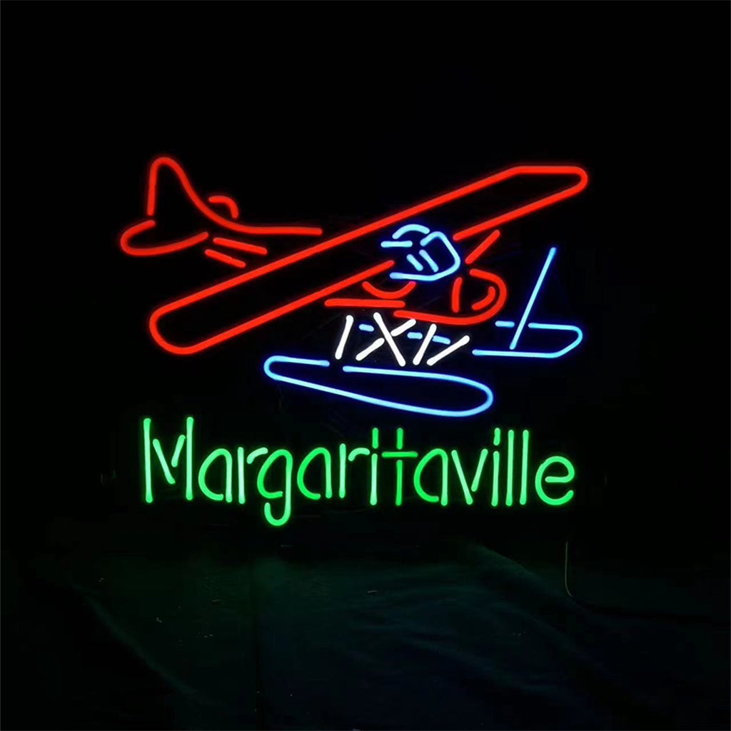Wright Airplane Margaritaville Neon Signs - ME782-  DRIVEN - 2