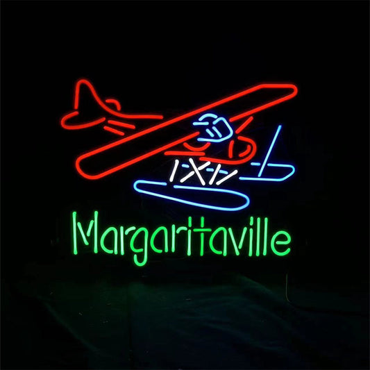 Wright Airplane Margaritaville Neon Signs - ME782-  DRIVEN - 2