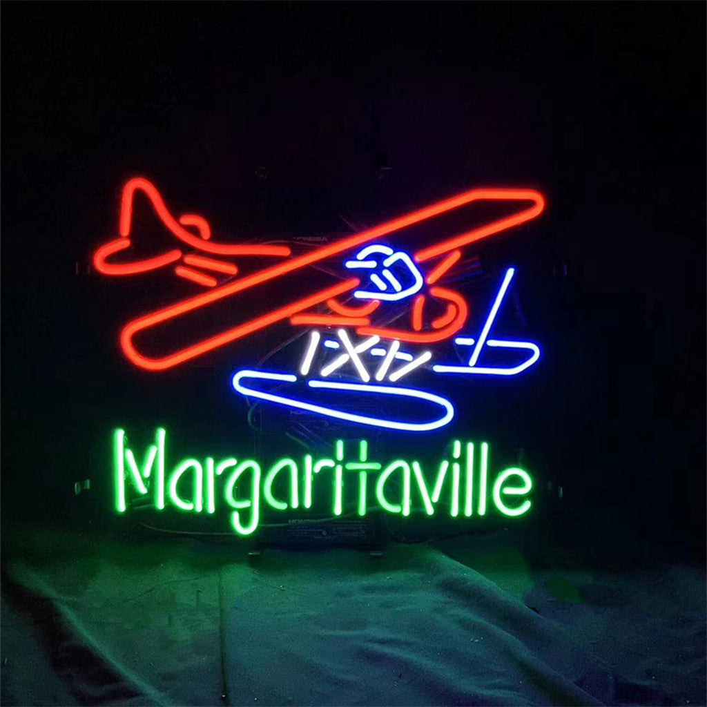 Wright Airplane Margaritaville Neon Signs - ME782-  DRIVEN - 3