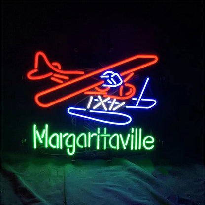 Wright Airplane Margaritaville Neon Signs - ME782-  DRIVEN - 3